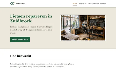 Ontwerp B, Ambacht: warm en klassiek met schreefletters en een papiertint